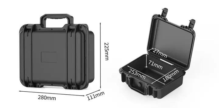 KX-2811 9 Series protective case, internal 253 × 180 × 98 mm