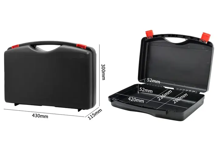KX-4312 0 Series protective case product photograph, internal 420 × 260 × 104 mm