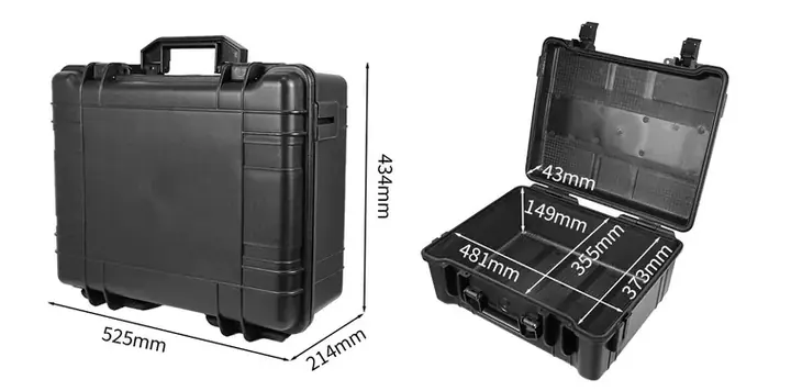 KX-5321 9 Series protective case, internal 481 × 373 × 192 mm