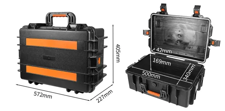 KX-5723 9 Series protective case, internal 500 × 340 × 211 mm