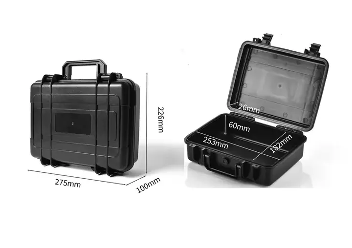 KX-62810 6 Series protective case product photograph, internal 253 × 182 × 86 mm
