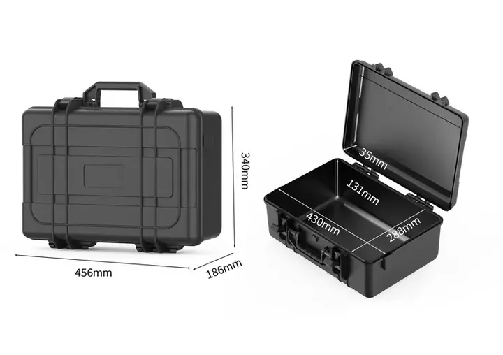 KX-64619 6 Series protective case product photograph, internal 430 × 288 × 166 mm