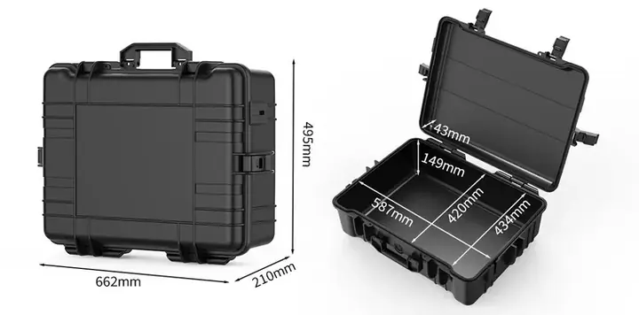 KX-6621 9 Series protective case, internal 587 × 434 × 192 mm