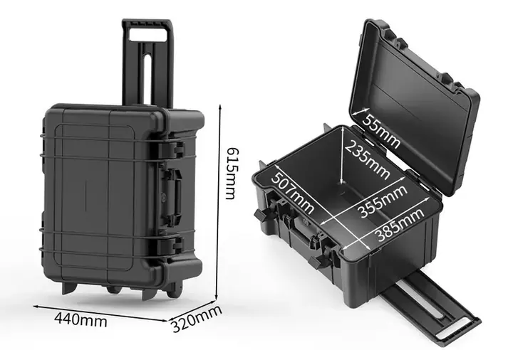 KX-66232 T Series protective case, internal 507 × 385 × 290 mm