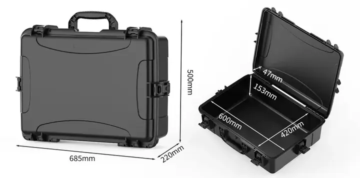 KX-6922 9 Series protective case, internal 600 × 420 × 200 mm