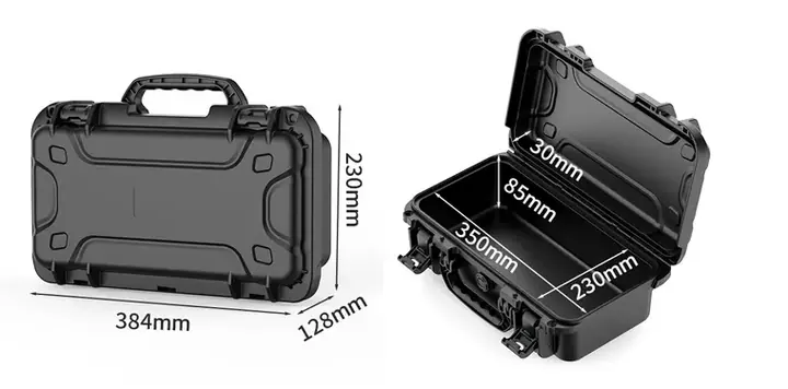 KX-83813 8 Series protective case, internal 350 × 170 × 115 mm