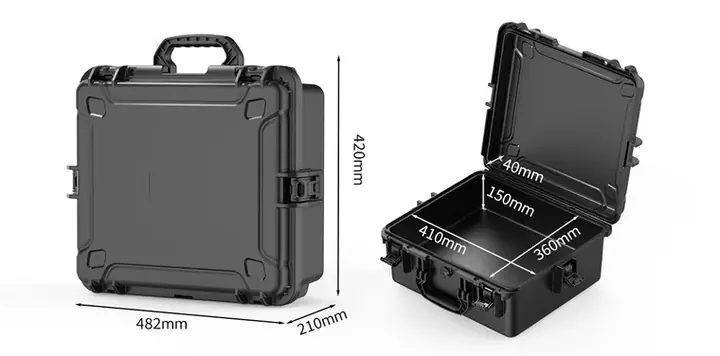 KX-84821 8 Series protective case product photograph, internal 410 × 360 × 190 mm