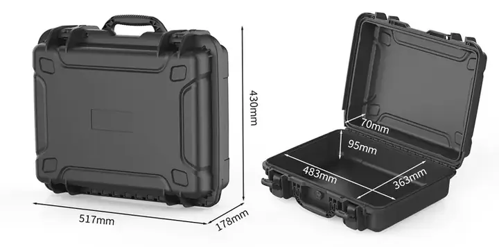 KX-85218 8 Series protective case, internal 483 × 363 × 165 mm