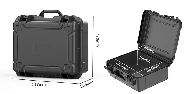 KX-85221 8 Series protective case, internal 483 × 363 × 195 mm