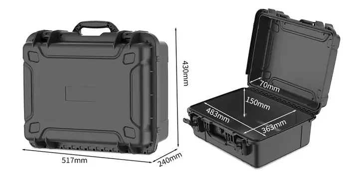 KX-85224 8 Series protective case, internal 483 × 363 × 220 mm