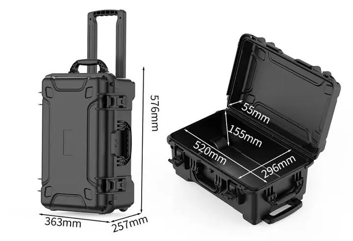 KX-85726 T Series protective case, internal 520 × 296 × 210 mm