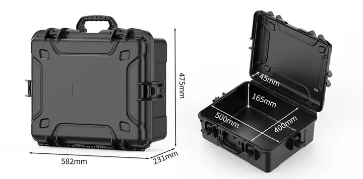 KX-85823 8 Series protective case product photograph, internal 500 × 400 × 210 mm