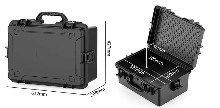 KX-86127 8 Series protective case, internal 530 × 360 × 248 mm