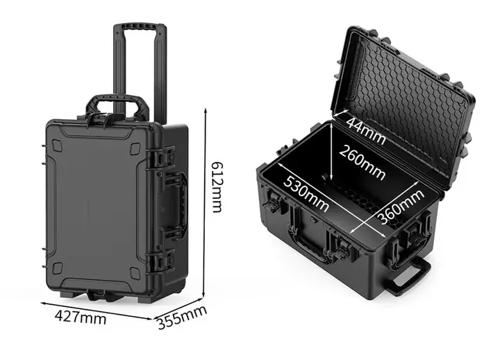 KX-86136 T Series protective case, internal 530 × 360 × 304 mm