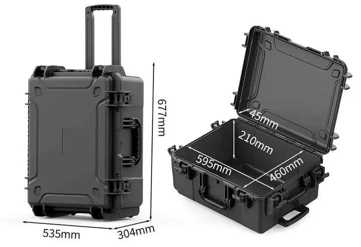 KX-86830 T Series protective case, internal 595 × 460 × 255 mm