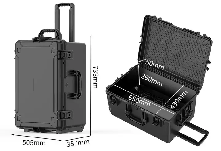 KX-87336 T Series protective case, internal 650 × 430 × 310 mm