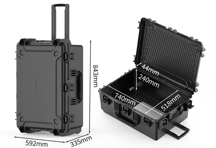 KX-88434 T Series protective case, internal 740 × 518 × 284 mm
