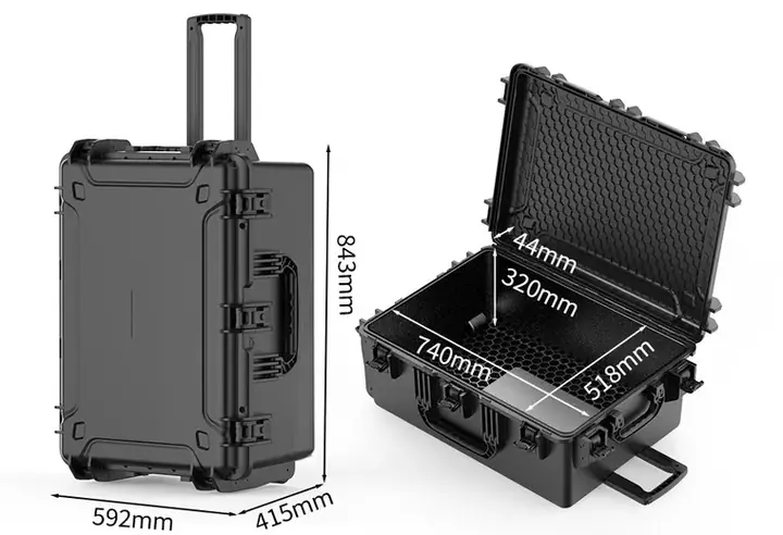 KX-88442 T Series protective case, internal 740 × 518 × 364 mm