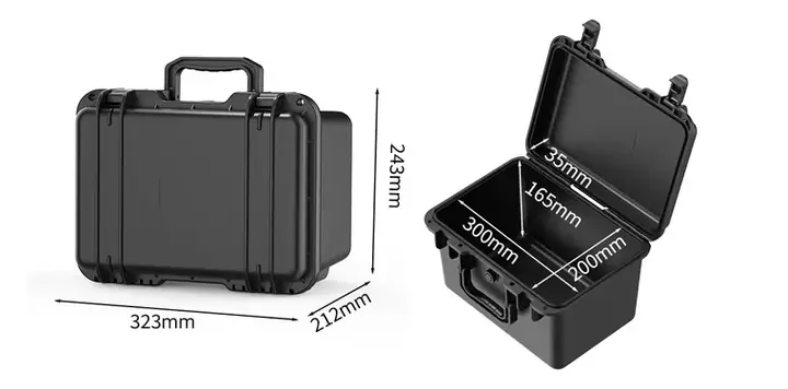 KX-93221 9 Series protective case, internal 300 × 200 × 200 mm