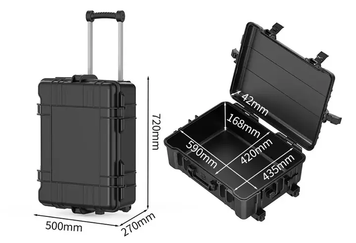 KX-97227 T Series protective case, internal 590 × 435 × 210 mm